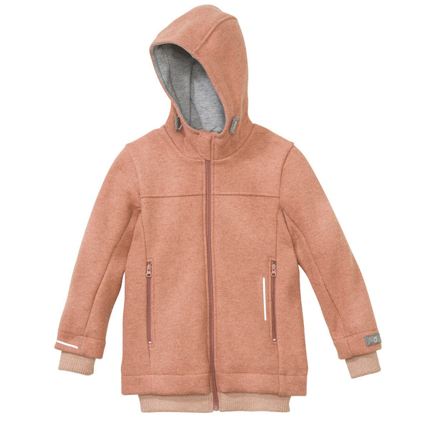 Boiled Wool Outdoor Jacket - Rose (6-12y)