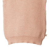 Merino Knit Vest - Rose Dust Chunky Knit