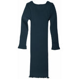 Merino Wool Alda Night dress - Navy Teal
