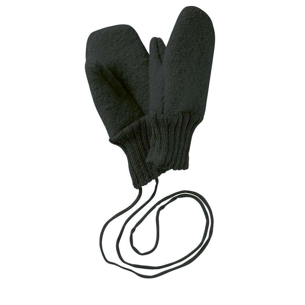 Boiled Wool Gloves - Anthracite