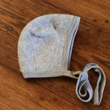 Engel Fleecy Baby Bonnet - Grey