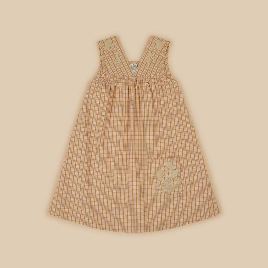Bille Overdress - Forester Check Ribbon (last one - 2-3y)