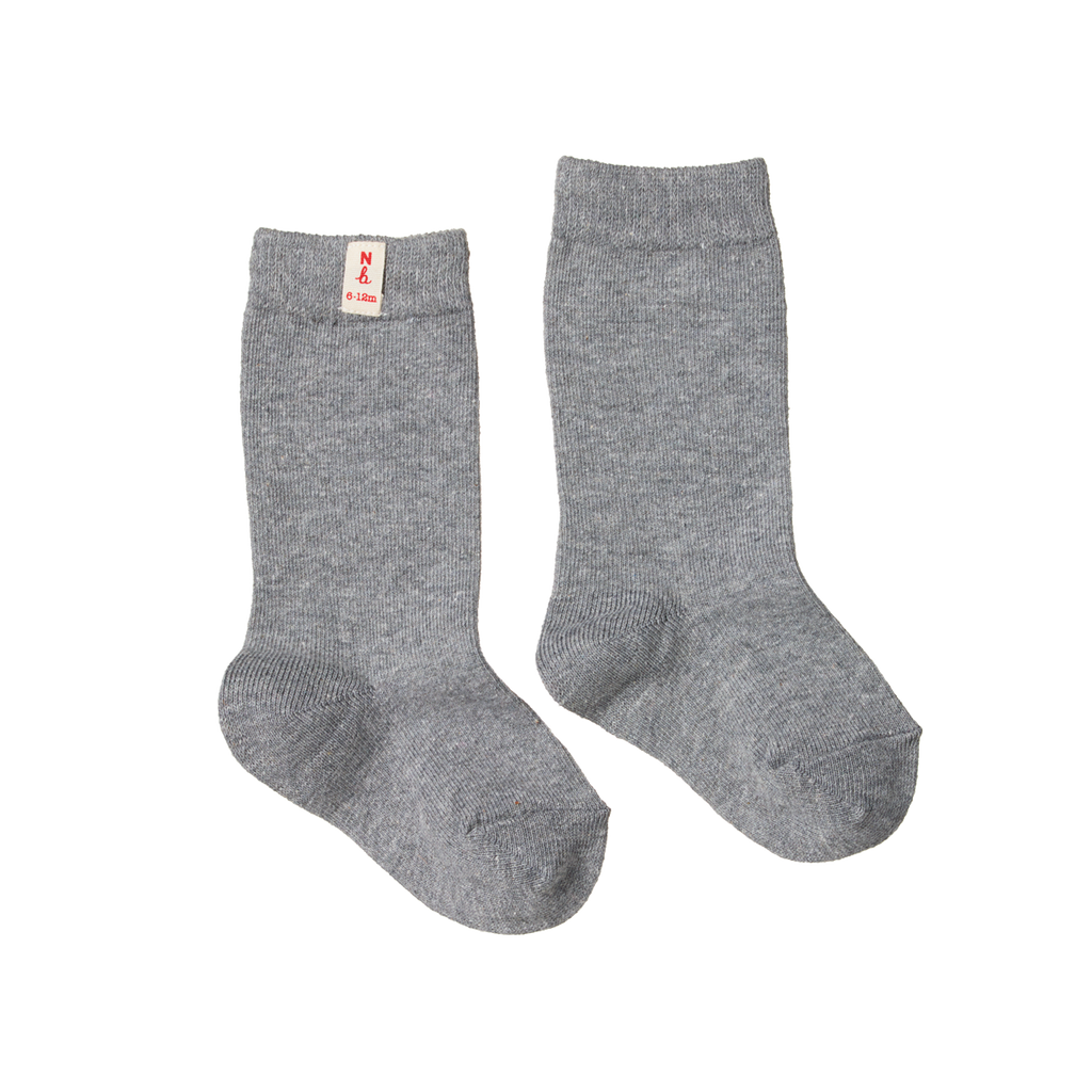 Organic Cotton Socks - Grey Marl – Slow Threads