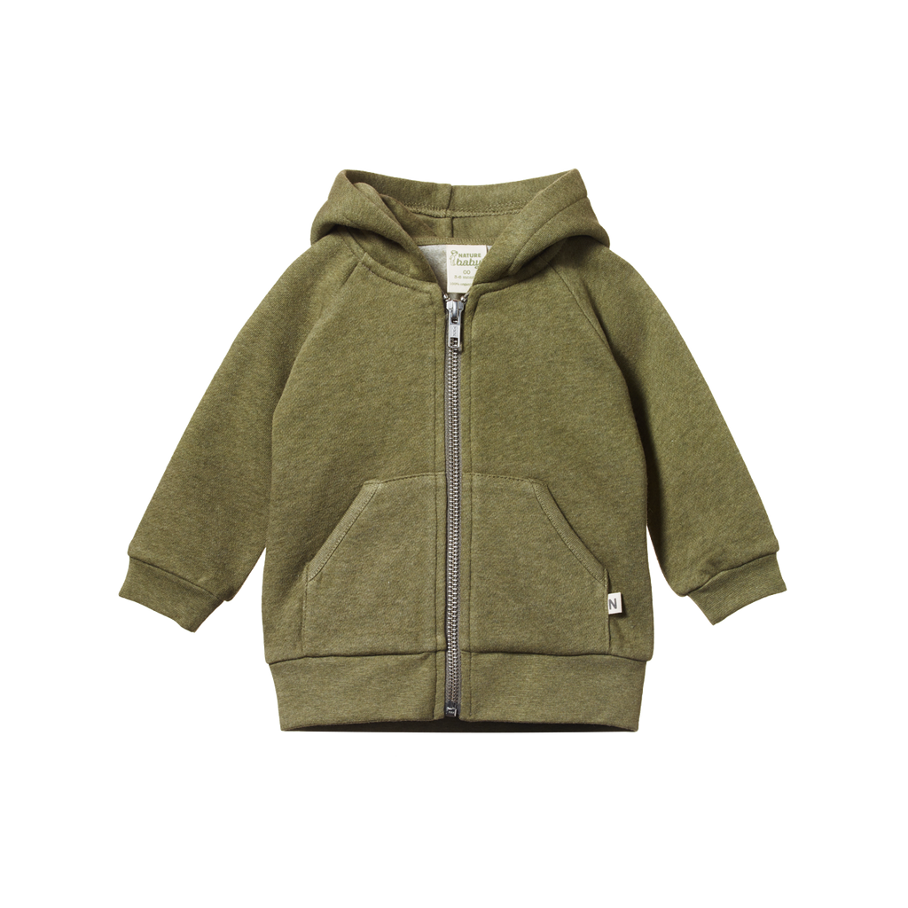 Sweatshirt Hoodie - Cypress Marl (last one - 3-6m)