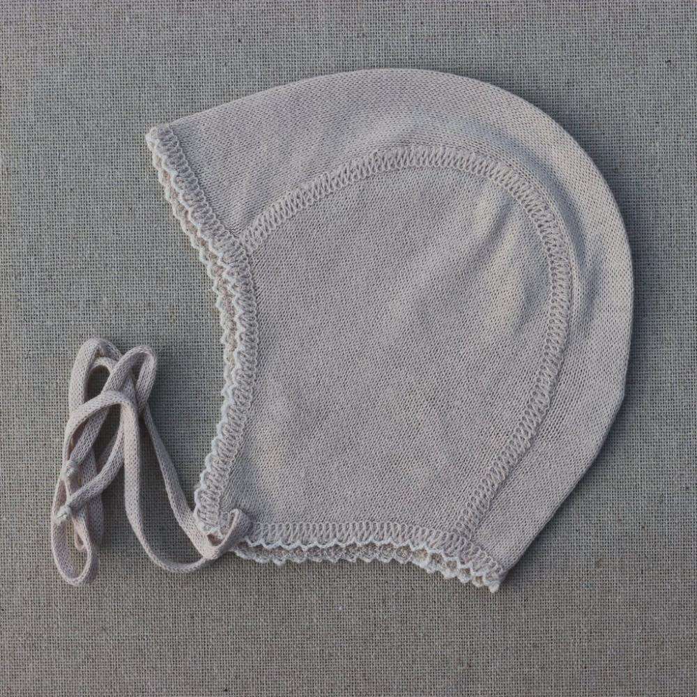Selana Organic Cotton Baby Bonnet - Natural