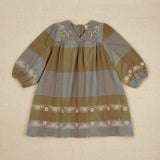 Willow Midi Dress - Sage Brushed Check (last one - size 3-5y)