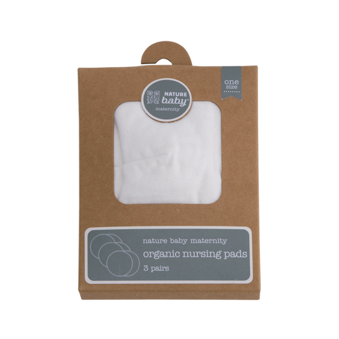 Organic Cotton & Bamboo Nursing Pads - 3 Pack