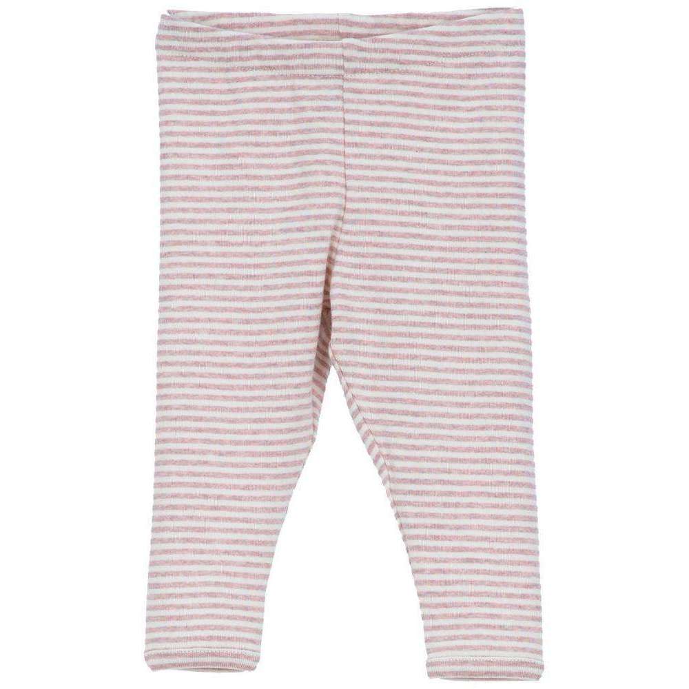 Serendipity Organics Baby Leggings - Pink/Offwhite
